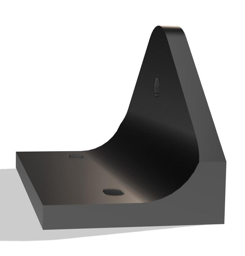 Custom Utility Hitch Render Side View Custom Utility Hitch Render Side View