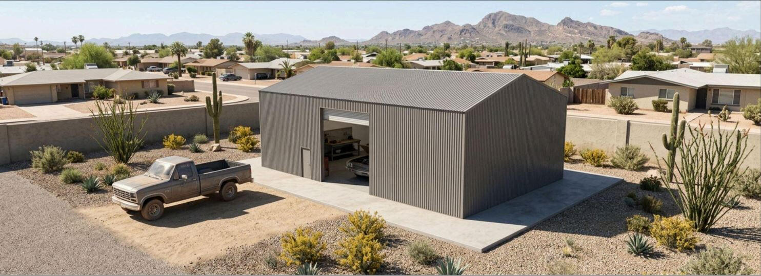 Metal Building Design Concept Render 2 Metal Building Design Concept Render 2